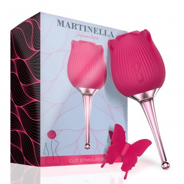 Martinella Succionador de Clitoris con Vibrador de Punto Rose Rose Gold
